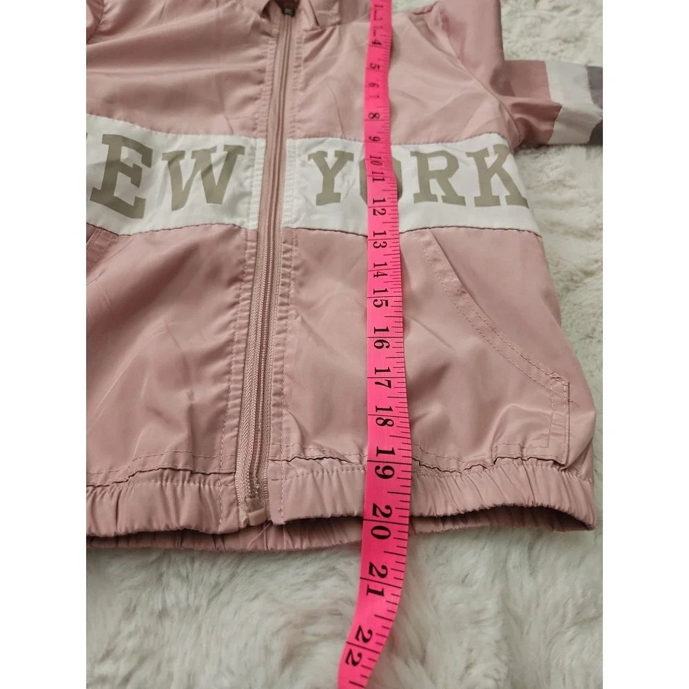 Kelly by 26 International Utility Collection Pink NY Hooded Jacket Size‎ 7/8